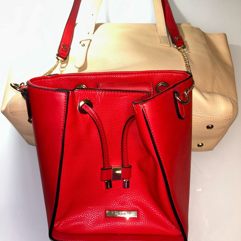 Meli Melo Beige Tote & Dune Red Crossbody - Picture 2 of 9